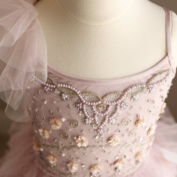 Tutu Du Monde Lilac Tulle Dress Gala Tutu Violite Flower Girl Party Portrait New - Picture 4 of 6